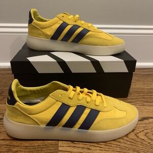 Adidas Barreda Decode Utility Yellow Dark Blue Shoes Sneaker Mens Size 11 JP9668